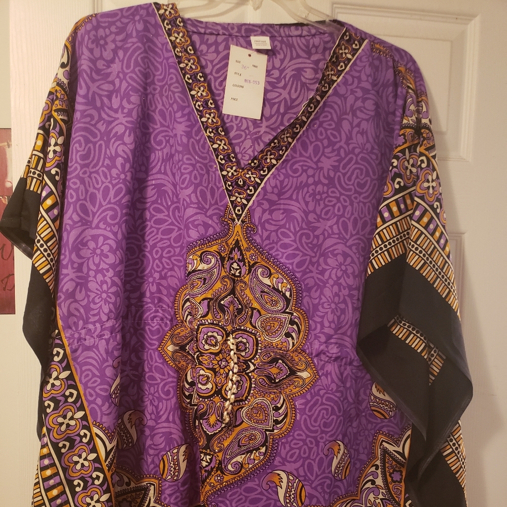 Purple & Black Dashiki